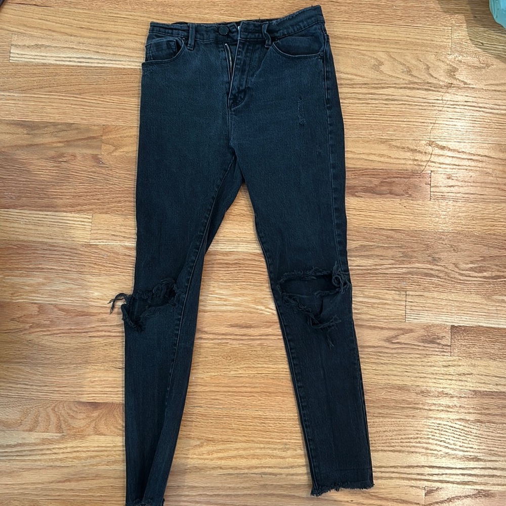 Distressed Black BDG Skinny Jeans
